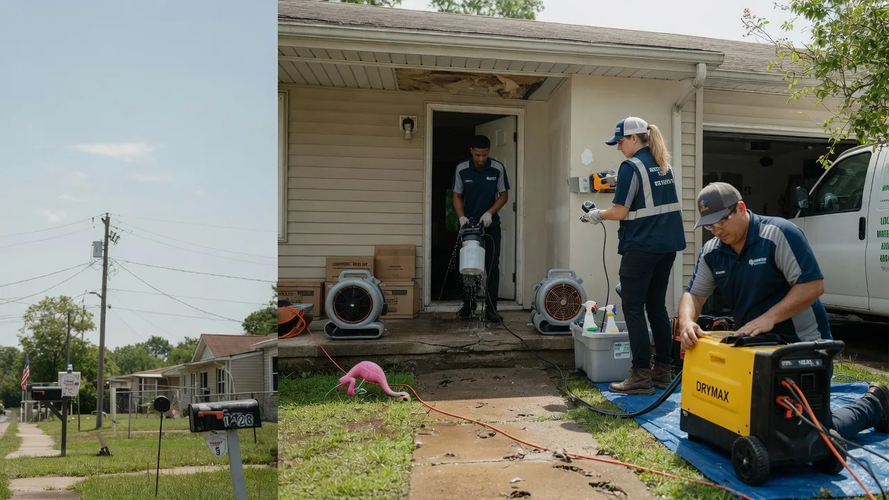 Storm Damage Water Removal in Bridgeport, OH near me